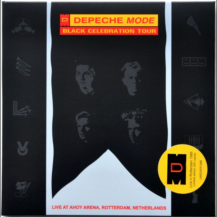 Depeche Mode Black Celebation Small Cell Phone Purse