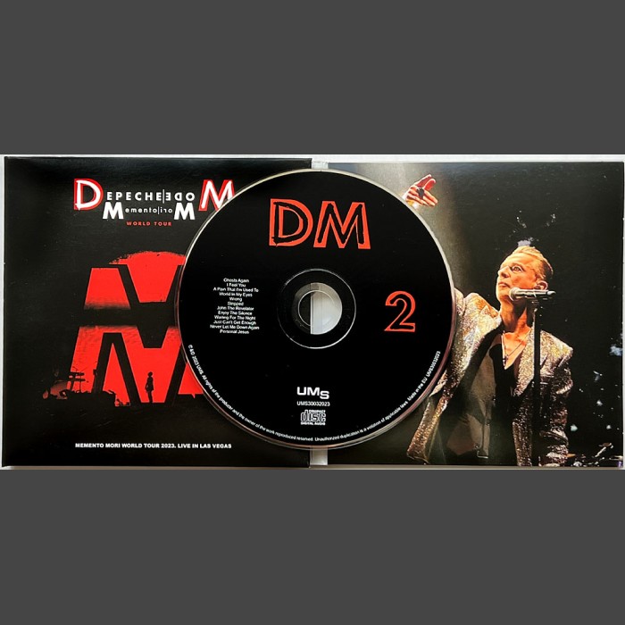 DEPECHE MODE Live in Las Vegas 2023 Memento Mori World Tour 2CD