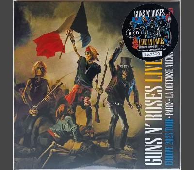 GUNS N' ROSES Live In Paris La Défense Arena Europe 2023 Tour 3CD set