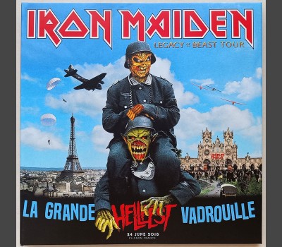 Iron Maiden La Grande Hellfest Vadrouille 2018 Legacy Of The Beast Tour  2CD set