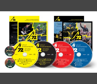 METALLICA Live in Paris 2023  M72 World Tour Full Set Edition 4xCD set