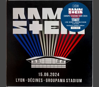 RAMMSTEIN Live In Lyon 2024 Stadium Tour 2CD set