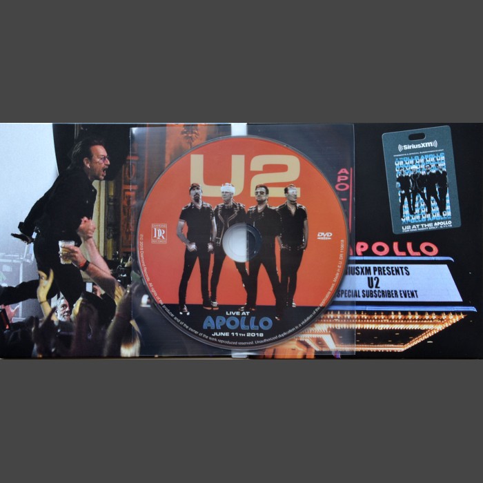 U2 Live At Apollo Theater New York 2018 CD+DVD set for SALE