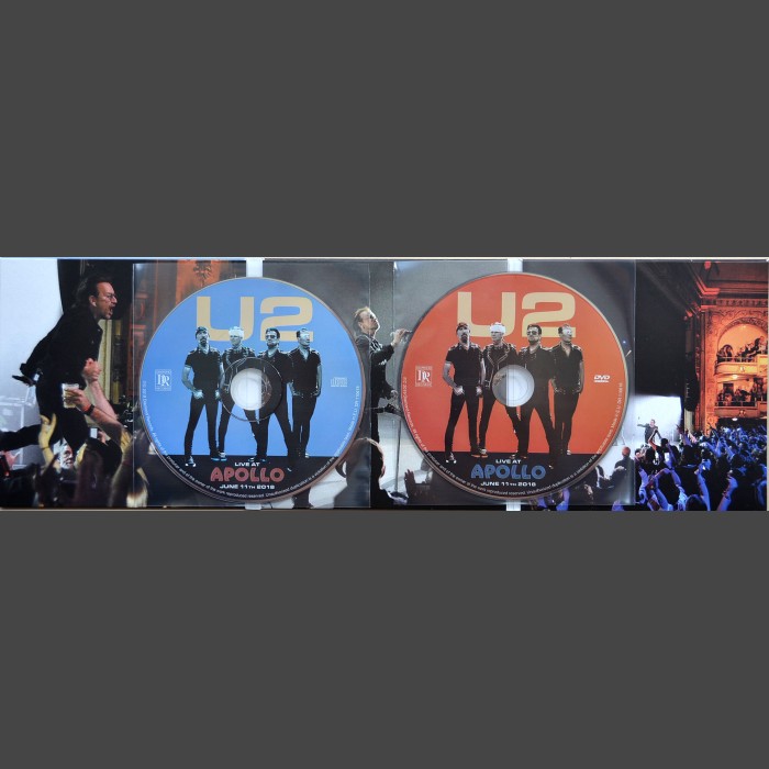 U2 Live At Apollo Theater New York 2018 CD+DVD set for SALE