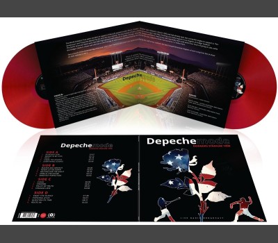 DEPECHE MODE Dodgers Stadium 1990 World Violation Tour Live in LA 2xLP RED Vinyl Record