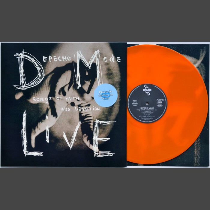 DEPECHE MODE of Faith and Devotion ORANGE VINYL LP 192.920 for