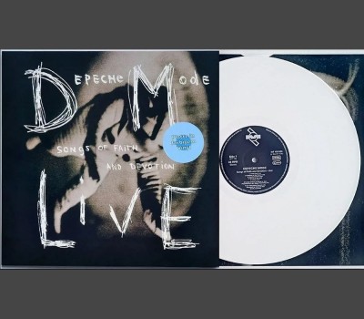 DEPECHE MODE Songs of Faith and Devotion Live LP 30 Anniversary Edition White Vinyl Record