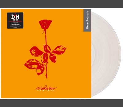 DEPECHE MODE Violator REMIXES (2024) LP Limited Edition Transparent Clear Vinyl Record