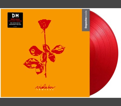 DEPECHE MODE Violator REMIXES (2024) LP Limited Edition Transparent Red Vinyl Record