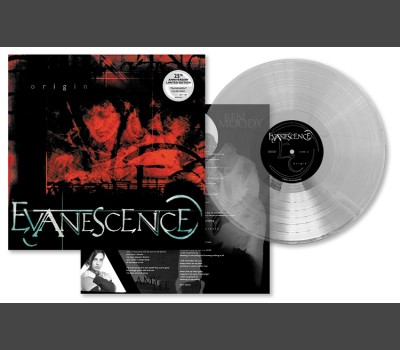 Evanescence ORIGIN LP  Transparent Clear Vinyl Record