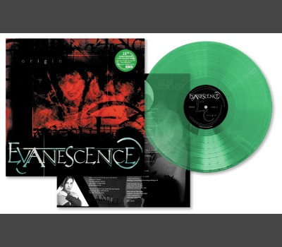 Evanescence ORIGIN LP debut album 25th Anniversary Edition Transparent Emerald Green Vinyl Record 2025
