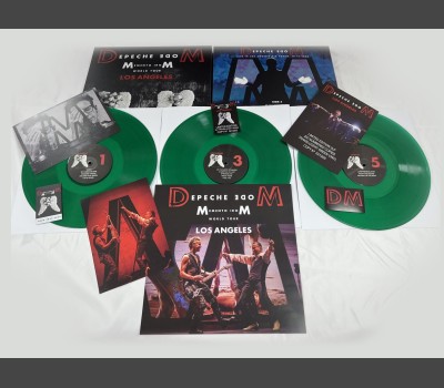 DEPECHE MODE Live in Los Angeles 2023 Memento Mori Tour 3xLP BOX SET Green Vinyl Edition