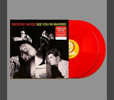 DEPECHE MODE Live in Madrid 1982 See You Tour 2xLP Transparent Red Vinyl Records